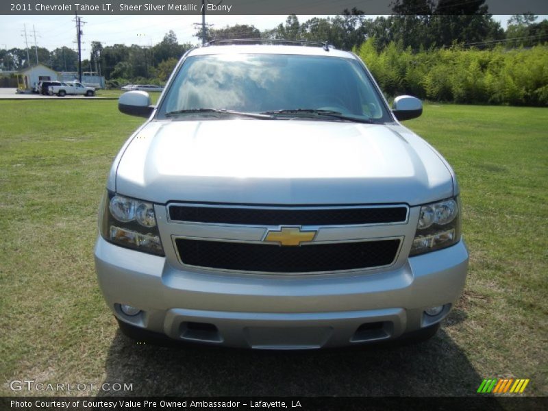 Sheer Silver Metallic / Ebony 2011 Chevrolet Tahoe LT