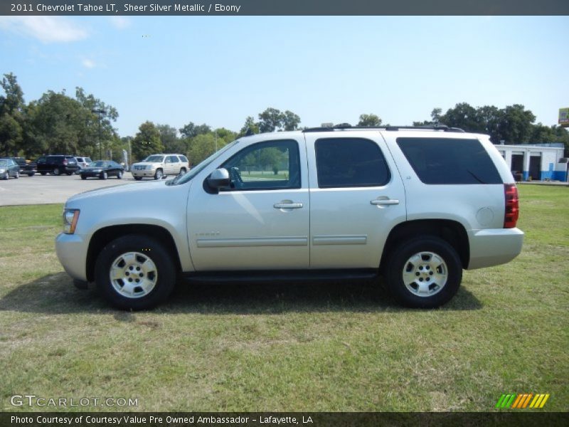 Sheer Silver Metallic / Ebony 2011 Chevrolet Tahoe LT