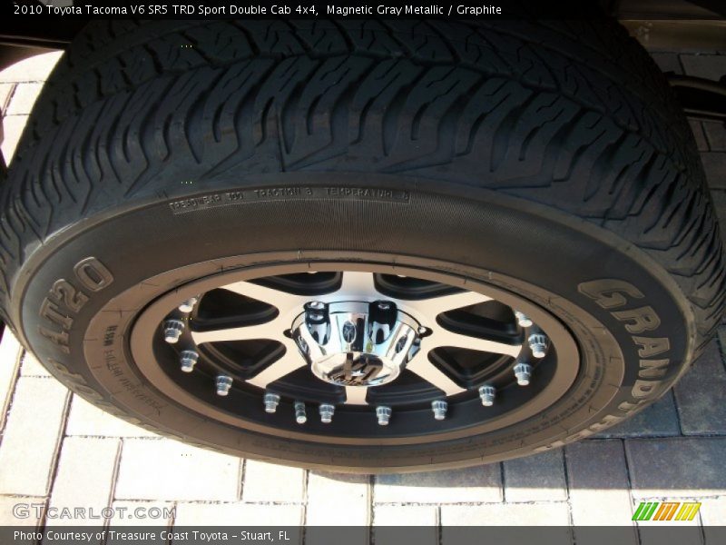 Magnetic Gray Metallic / Graphite 2010 Toyota Tacoma V6 SR5 TRD Sport Double Cab 4x4