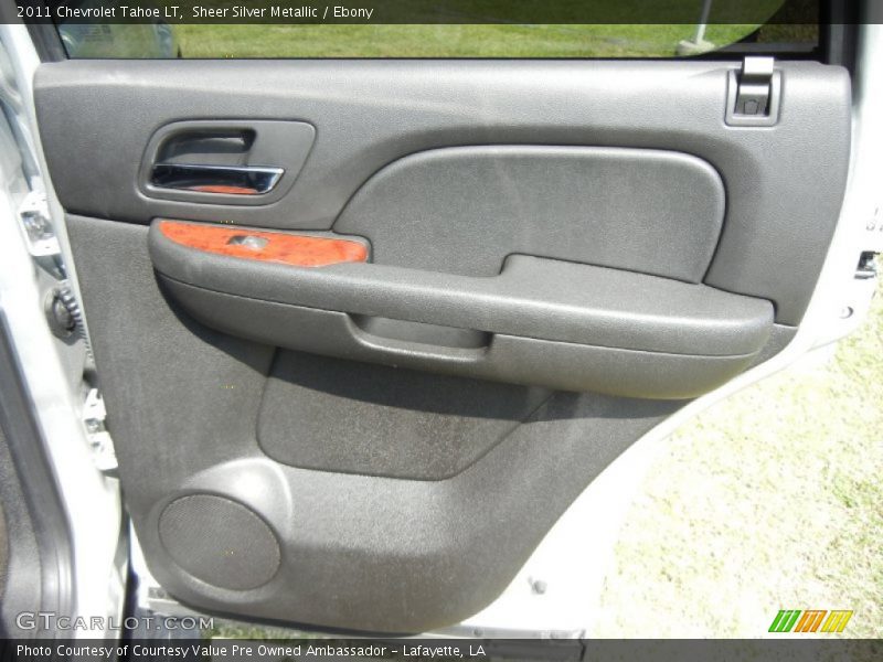 Sheer Silver Metallic / Ebony 2011 Chevrolet Tahoe LT