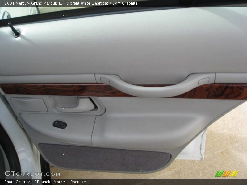 Vibrant White Clearcoat / Light Graphite 2001 Mercury Grand Marquis LS