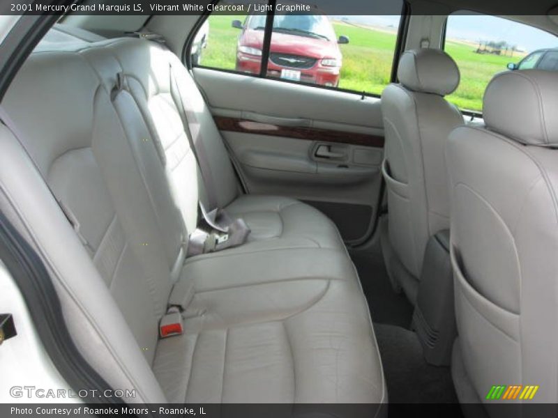 Vibrant White Clearcoat / Light Graphite 2001 Mercury Grand Marquis LS
