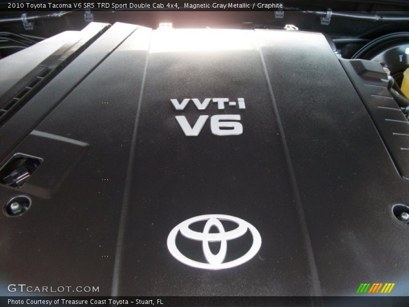 Magnetic Gray Metallic / Graphite 2010 Toyota Tacoma V6 SR5 TRD Sport Double Cab 4x4