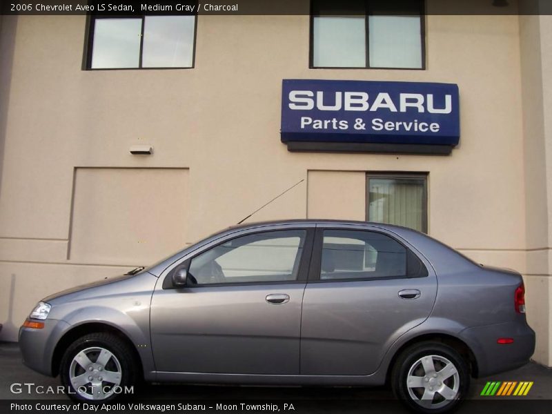 Medium Gray / Charcoal 2006 Chevrolet Aveo LS Sedan