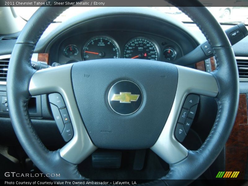 Sheer Silver Metallic / Ebony 2011 Chevrolet Tahoe LT