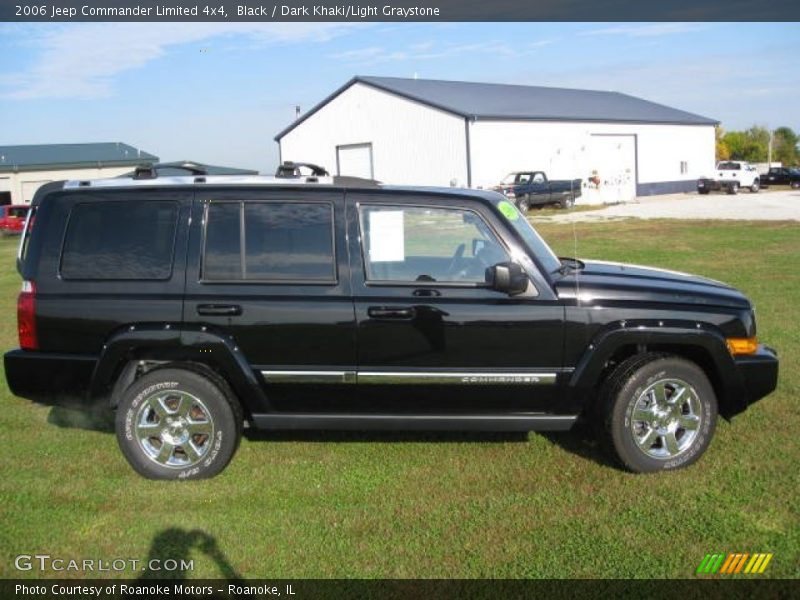 Black / Dark Khaki/Light Graystone 2006 Jeep Commander Limited 4x4
