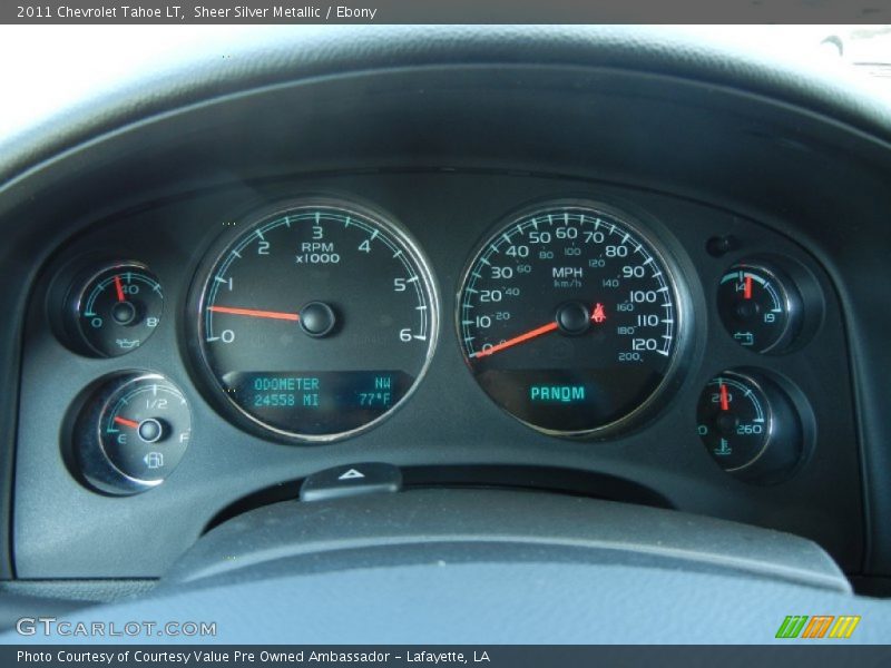 Sheer Silver Metallic / Ebony 2011 Chevrolet Tahoe LT