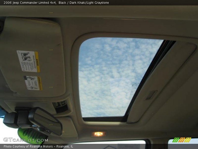 Black / Dark Khaki/Light Graystone 2006 Jeep Commander Limited 4x4