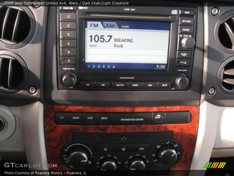 Black / Dark Khaki/Light Graystone 2006 Jeep Commander Limited 4x4