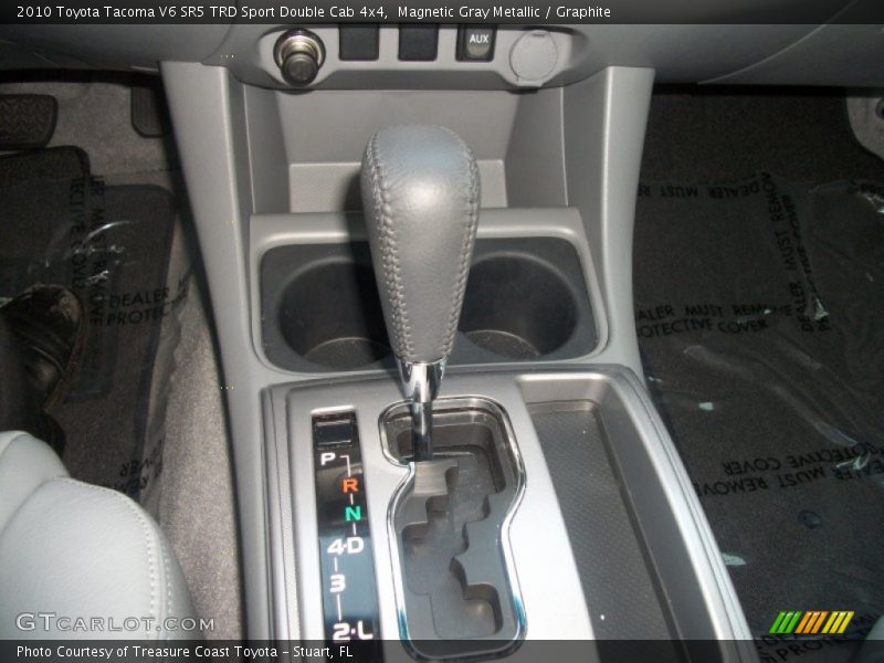 Magnetic Gray Metallic / Graphite 2010 Toyota Tacoma V6 SR5 TRD Sport Double Cab 4x4