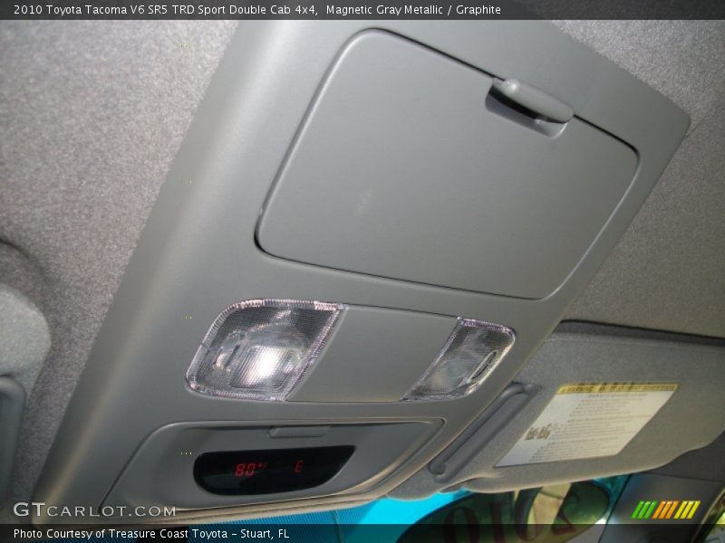 Magnetic Gray Metallic / Graphite 2010 Toyota Tacoma V6 SR5 TRD Sport Double Cab 4x4