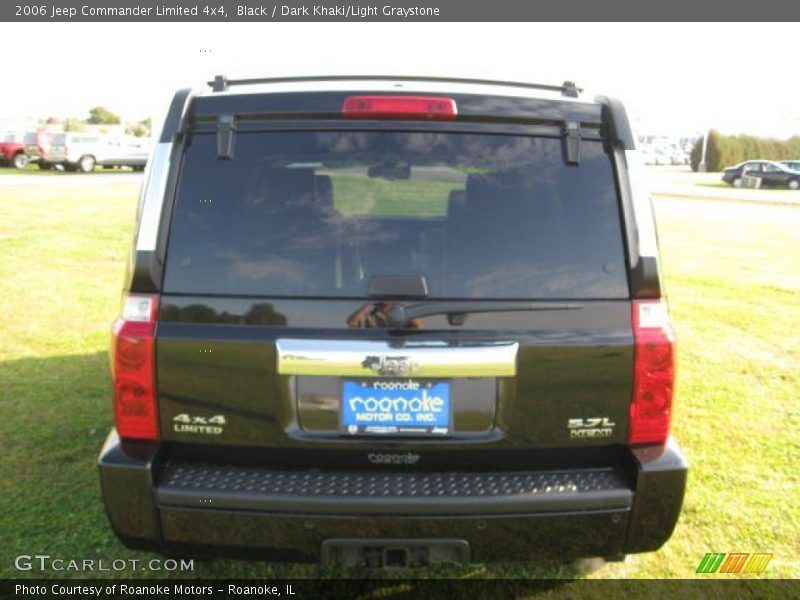 Black / Dark Khaki/Light Graystone 2006 Jeep Commander Limited 4x4
