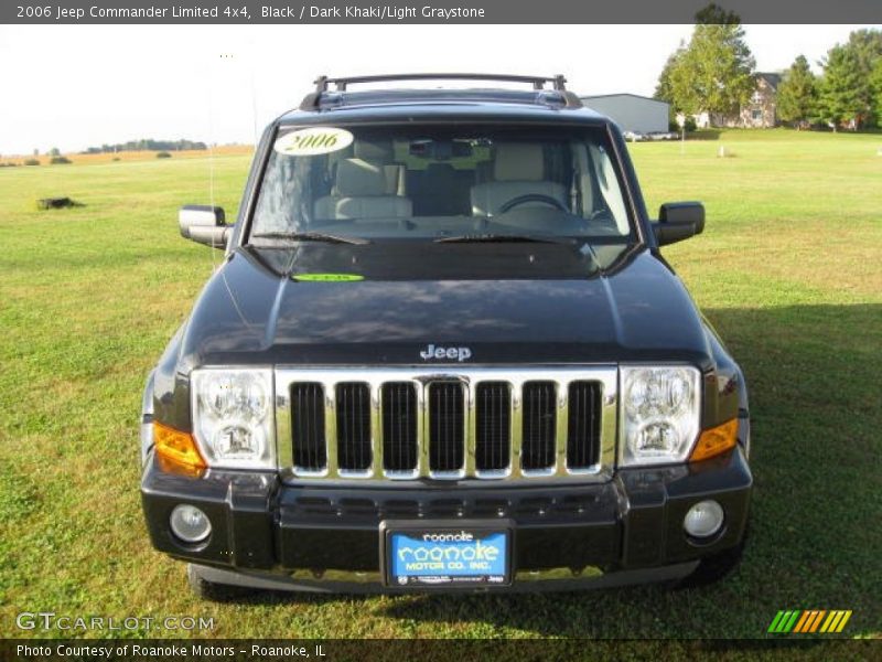 Black / Dark Khaki/Light Graystone 2006 Jeep Commander Limited 4x4
