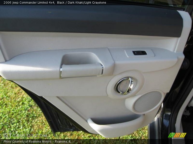 Black / Dark Khaki/Light Graystone 2006 Jeep Commander Limited 4x4