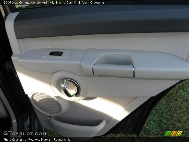 Black / Dark Khaki/Light Graystone 2006 Jeep Commander Limited 4x4