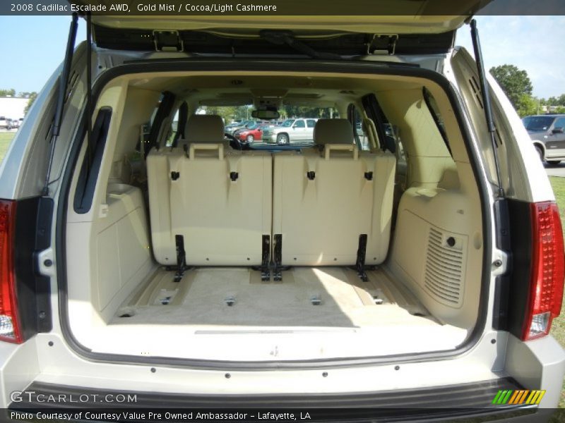 Gold Mist / Cocoa/Light Cashmere 2008 Cadillac Escalade AWD