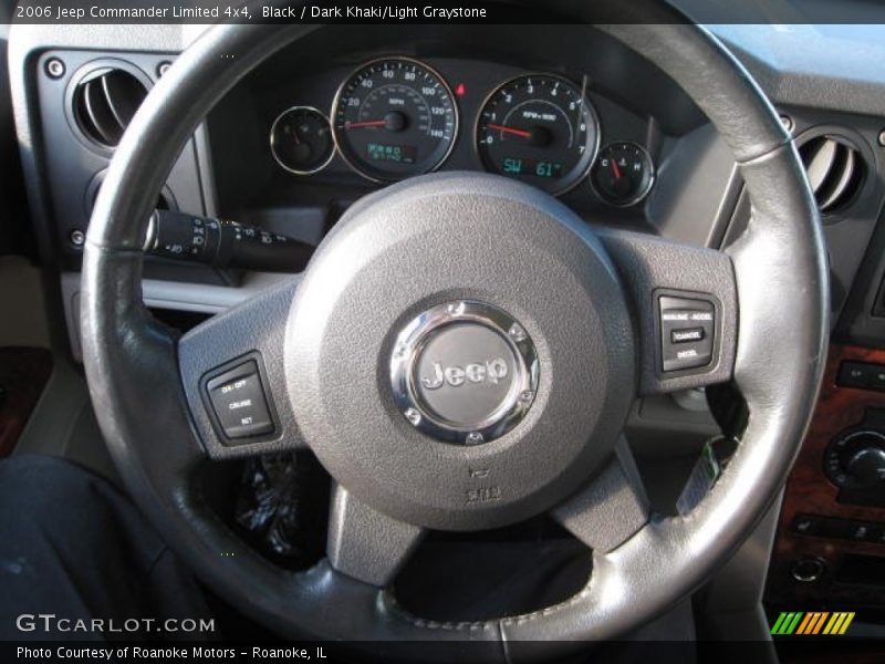 Black / Dark Khaki/Light Graystone 2006 Jeep Commander Limited 4x4