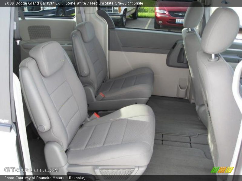Stone White / Medium Slate Gray/Light Shale 2009 Dodge Grand Caravan SXT