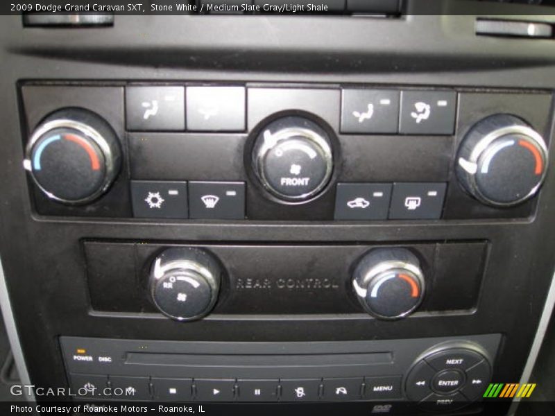 Stone White / Medium Slate Gray/Light Shale 2009 Dodge Grand Caravan SXT