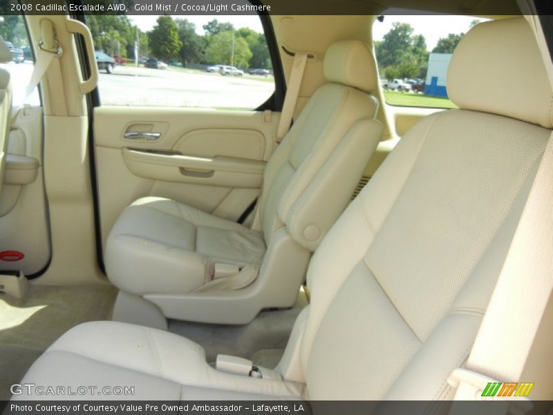 Gold Mist / Cocoa/Light Cashmere 2008 Cadillac Escalade AWD