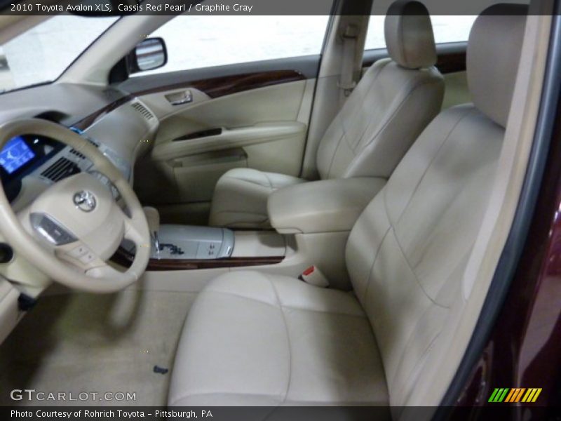 Cassis Red Pearl / Graphite Gray 2010 Toyota Avalon XLS