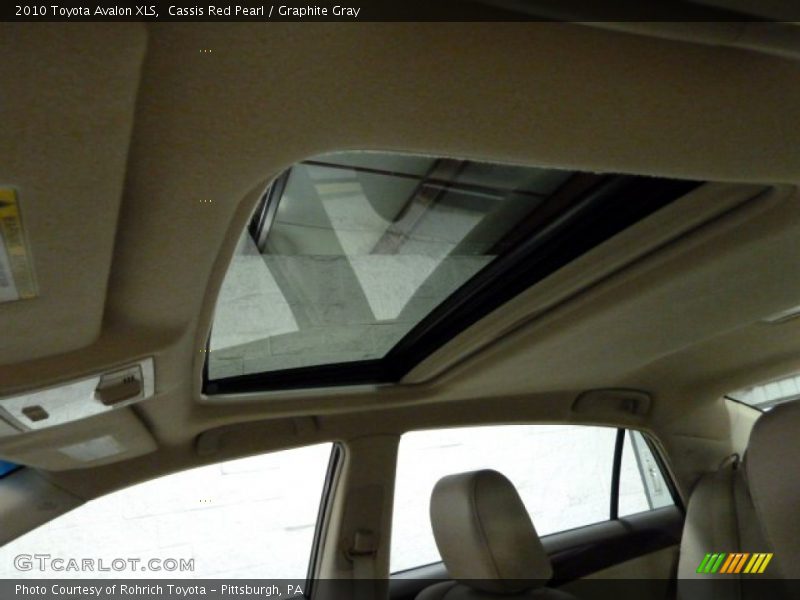 Cassis Red Pearl / Graphite Gray 2010 Toyota Avalon XLS