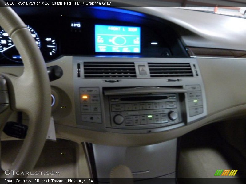 Cassis Red Pearl / Graphite Gray 2010 Toyota Avalon XLS