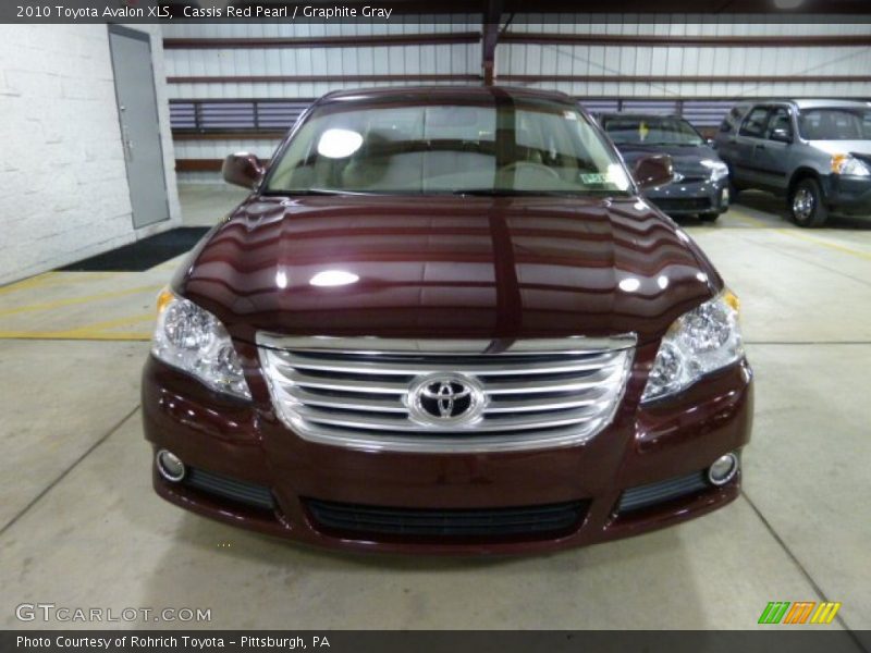 Cassis Red Pearl / Graphite Gray 2010 Toyota Avalon XLS