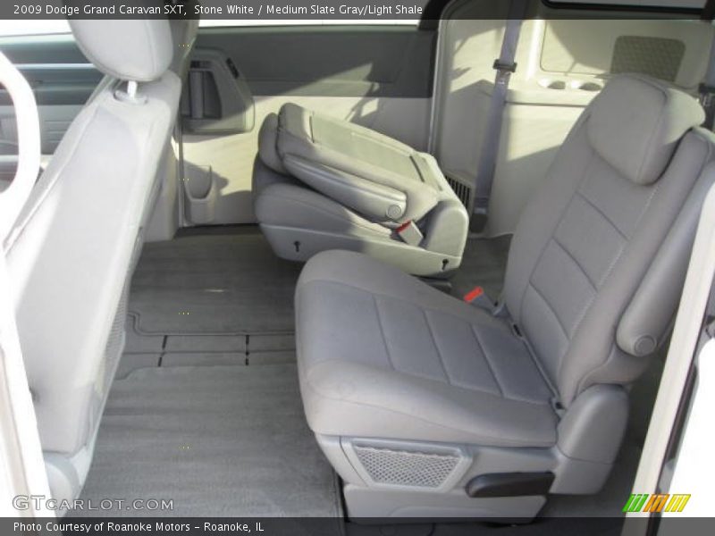 Stone White / Medium Slate Gray/Light Shale 2009 Dodge Grand Caravan SXT