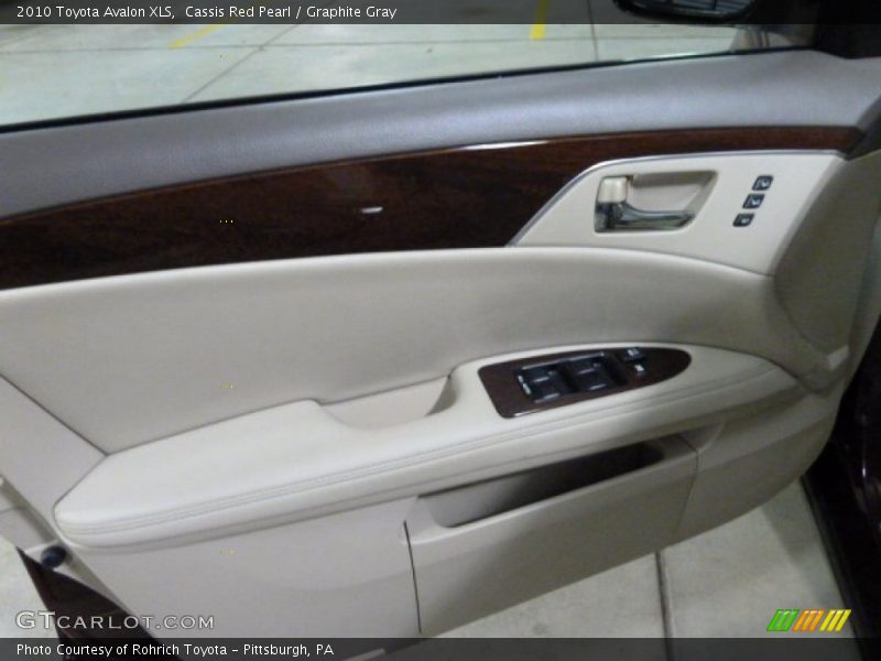 Cassis Red Pearl / Graphite Gray 2010 Toyota Avalon XLS
