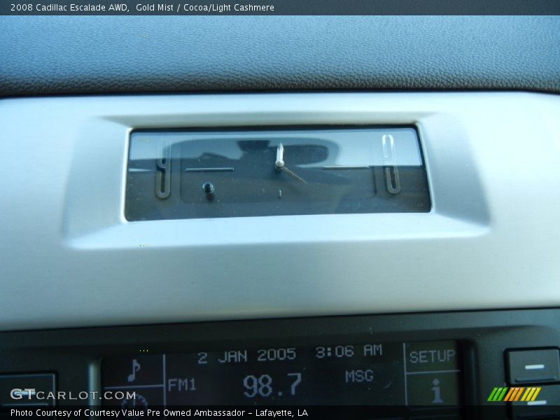 Gold Mist / Cocoa/Light Cashmere 2008 Cadillac Escalade AWD