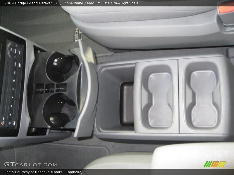 Stone White / Medium Slate Gray/Light Shale 2009 Dodge Grand Caravan SXT