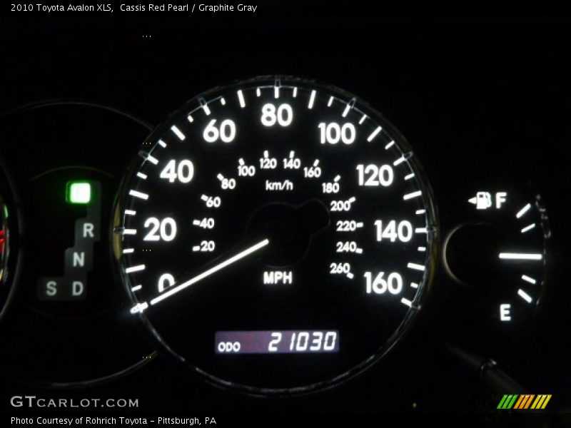 Cassis Red Pearl / Graphite Gray 2010 Toyota Avalon XLS
