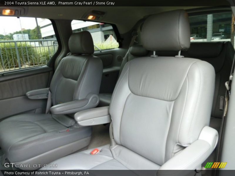 Phantom Gray Pearl / Stone Gray 2004 Toyota Sienna XLE AWD