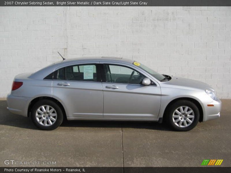 Bright Silver Metallic / Dark Slate Gray/Light Slate Gray 2007 Chrysler Sebring Sedan