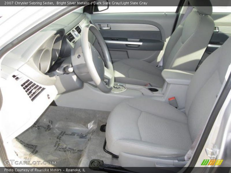 Bright Silver Metallic / Dark Slate Gray/Light Slate Gray 2007 Chrysler Sebring Sedan