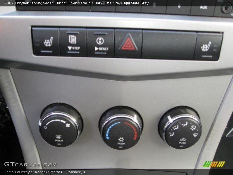 Bright Silver Metallic / Dark Slate Gray/Light Slate Gray 2007 Chrysler Sebring Sedan