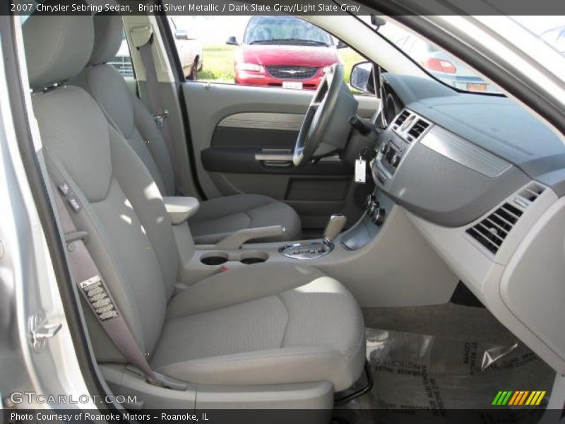 Bright Silver Metallic / Dark Slate Gray/Light Slate Gray 2007 Chrysler Sebring Sedan