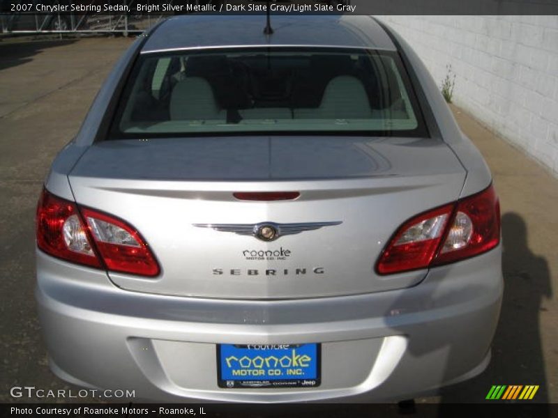 Bright Silver Metallic / Dark Slate Gray/Light Slate Gray 2007 Chrysler Sebring Sedan