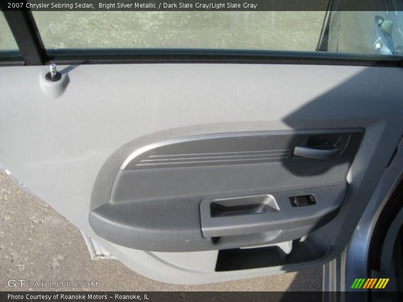 Bright Silver Metallic / Dark Slate Gray/Light Slate Gray 2007 Chrysler Sebring Sedan
