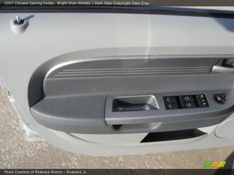 Bright Silver Metallic / Dark Slate Gray/Light Slate Gray 2007 Chrysler Sebring Sedan