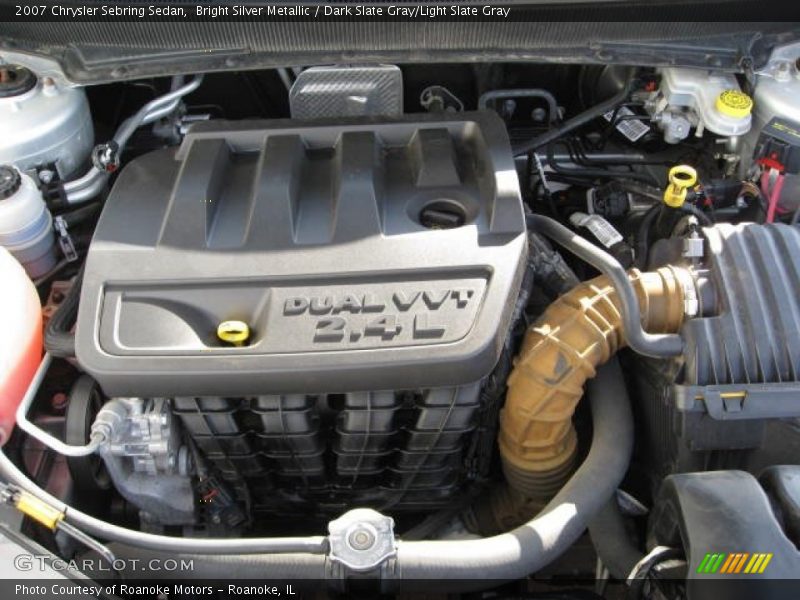 Bright Silver Metallic / Dark Slate Gray/Light Slate Gray 2007 Chrysler Sebring Sedan