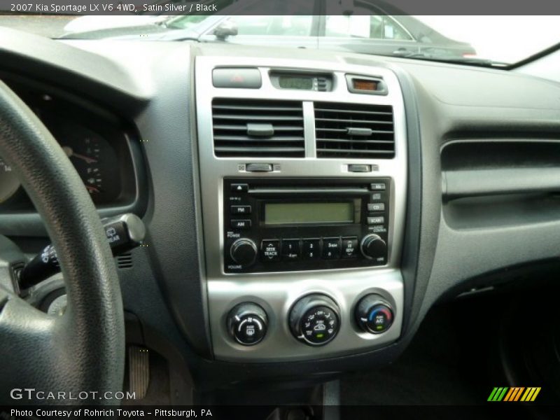 Satin Silver / Black 2007 Kia Sportage LX V6 4WD