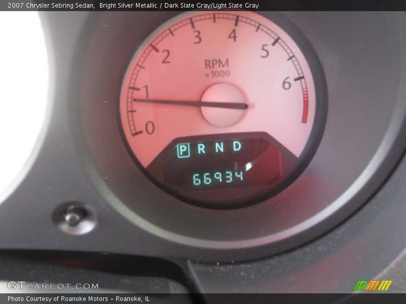 Bright Silver Metallic / Dark Slate Gray/Light Slate Gray 2007 Chrysler Sebring Sedan