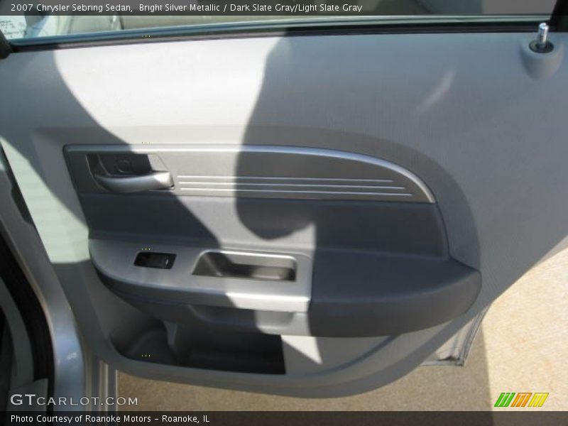 Bright Silver Metallic / Dark Slate Gray/Light Slate Gray 2007 Chrysler Sebring Sedan