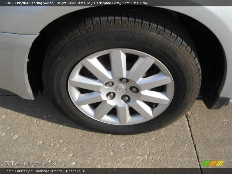 Bright Silver Metallic / Dark Slate Gray/Light Slate Gray 2007 Chrysler Sebring Sedan