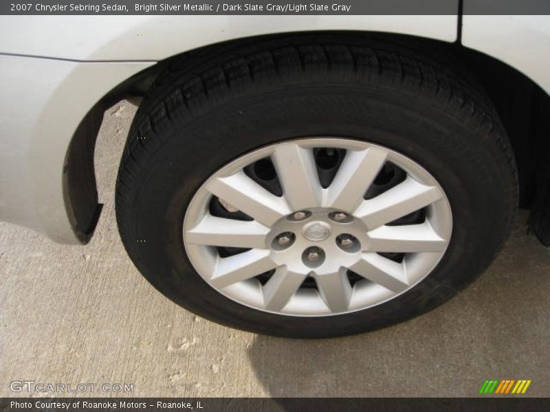 Bright Silver Metallic / Dark Slate Gray/Light Slate Gray 2007 Chrysler Sebring Sedan