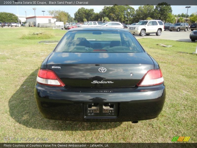 Black Sand Pearl / Charcoal 2000 Toyota Solara SE Coupe