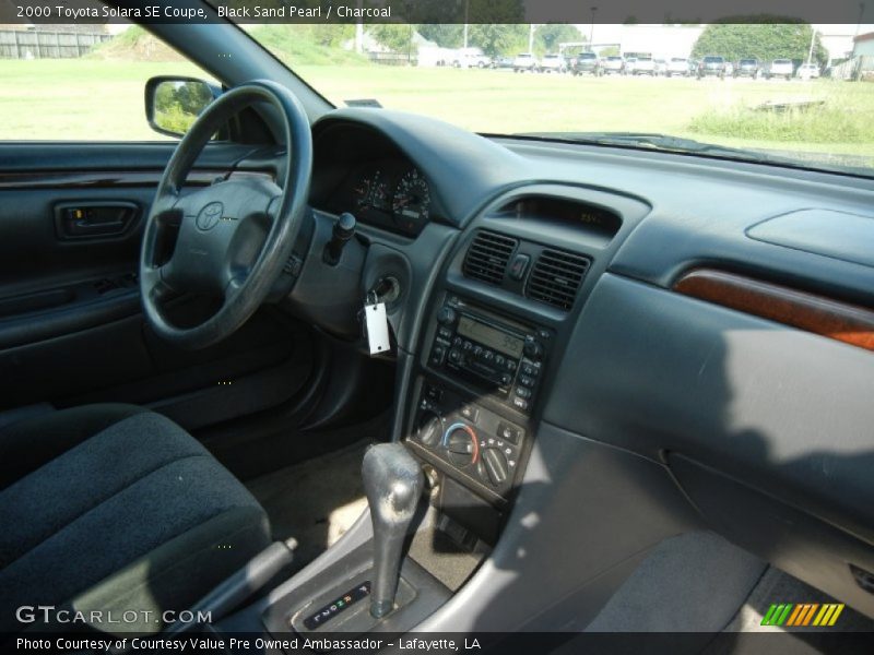 Black Sand Pearl / Charcoal 2000 Toyota Solara SE Coupe
