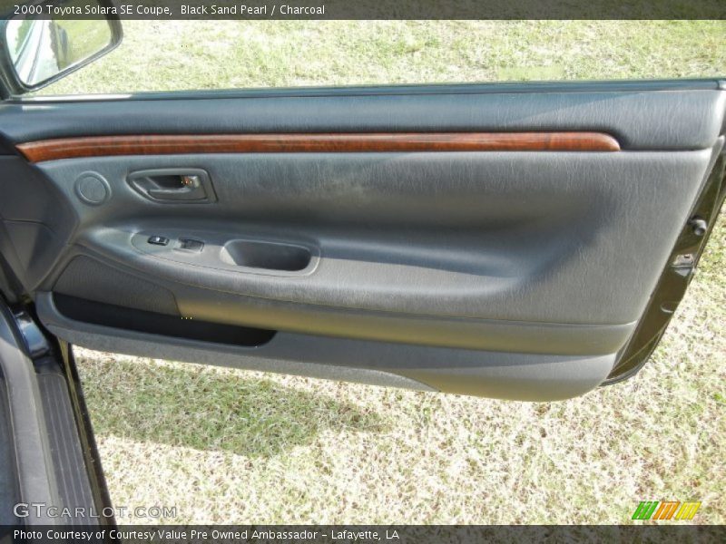 Black Sand Pearl / Charcoal 2000 Toyota Solara SE Coupe